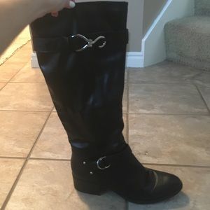 Black Knee Boots